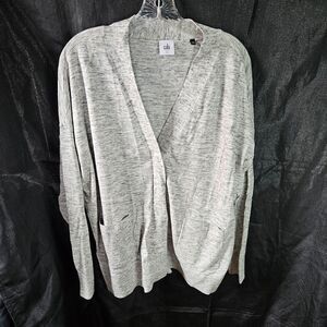 CABI 5286 Marble Cardigan with Snaps Size Large